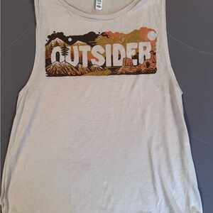 Graphic Sleeveless Tank Top